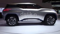 Mobil ini merupakan perpaduan dinamis antara kendaraan SUV dengan EV (electric vehicle) menciptakan kendaraan masa depan yang bebas emisi.