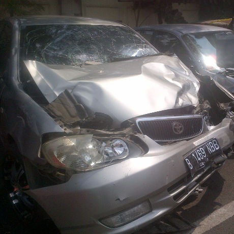 Pengemudi Altis yang Menabrak 3 Mobil dan Pejalan Kaki Diperiksa Intensif Polisi