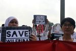 Aksi Solidaritas Jelang Vonis TKI Wilfrida Soik