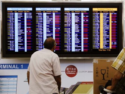 Topan Usagi Kacaukan Penerbangan di Hong Kong