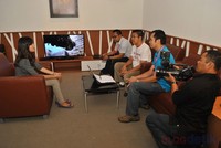 Suasana sesi interview blogger finalis lomba blog 'Jelajah 7 Keajaiban Nusantara' yang berhadiah perjalanan wisata ke 7 destinasi sepanjang Pulau Jawa - Pulau Komodo. (Blogdetik)