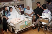 Suasana hangat terpancar dari keluarga Dhani dan Maia. Gus Mun/detikHOT.