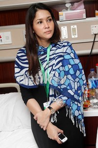 Maia saat ditemui di Rumah Sakit Pondok Indah, Jakarta Selatan. Gus Mun/detikHOT.