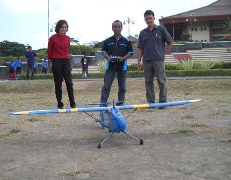 Camar Biru, Pesawat Tanpa Awak Buatan Mahasiswa UGM Sukses Diuji Coba