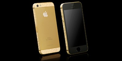 Kemilau iPhone 5S Super Mewah Berbalut Emas