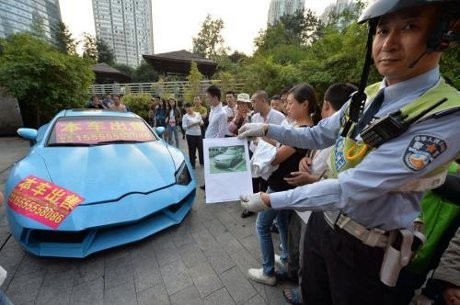 Lamborghini Palsu Disita di China