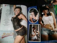 Di majalah X2 yang terbit sekitar tahun 2007, Zaskia berpose seksi dalam balutan baju-baju yang memamerkan beberapa bagian tubuhnya. (Majalah X2)