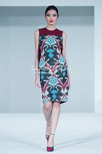 Jakarta, Indonesia - 23 September. Ikat Indonesia by Didiet Maulana. Fall/Winter 2013 Romansa Eksotika at Four Seasons Hotel. 23 September 2013. Jakarta. [Foto: Mohammad Abduh/Wolipop]