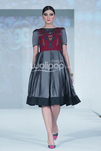 Jakarta, Indonesia - 23 September. Ikat Indonesia by Didiet Maulana. Fall/Winter 2013 Romansa Eksotika at Four Seasons Hotel. 23 September 2013. Jakarta. [Foto: Mohammad Abduh/Wolipop]