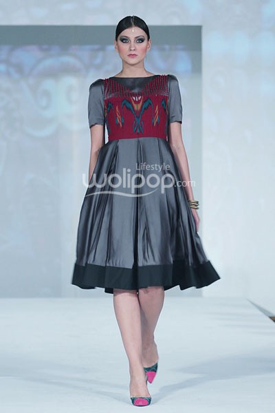 Jakarta, Indonesia - 23 September. Ikat Indonesia by Didiet Maulana. Fall/Winter 2013 Romansa Eksotika at Four Seasons Hotel. 23 September 2013. Jakarta. [Foto: Mohammad Abduh/Wolipop]