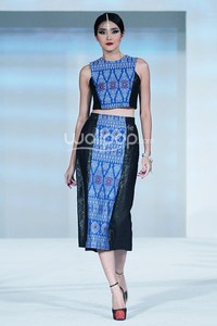 Jakarta, Indonesia - 23 September. Ikat Indonesia by Didiet Maulana. Fall/Winter 2013 Romansa Eksotika at Four Seasons Hotel. 23 September 2013. Jakarta. [Foto: Mohammad Abduh/Wolipop]