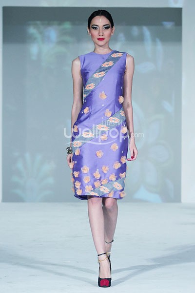 Jakarta, Indonesia - 23 September. Ikat Indonesia by Didiet Maulana. Fall/Winter 2013 Romansa Eksotika at Four Seasons Hotel. 23 September 2013. Jakarta. [Foto: Mohammad Abduh/Wolipop]