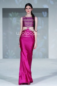 Jakarta, Indonesia - 23 September. Ikat Indonesia by Didiet Maulana. Fall/Winter 2013 Romansa Eksotika at Four Seasons Hotel. 23 September 2013. Jakarta. [Foto: Mohammad Abduh/Wolipop]