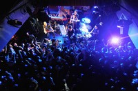 Suasana panggung saat The Script tampil. Dave Meehan/Getty Images.