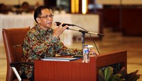 Gunarso menjawab pertanyaan-pertanyaan Pansel Dirjen PAS.