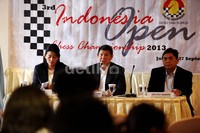 Turnamen yang bertajuk Indonesia Open Chess Championship 2013 itu berlangsung pada tanggal 9-18 Oktober 2013 mendatang.