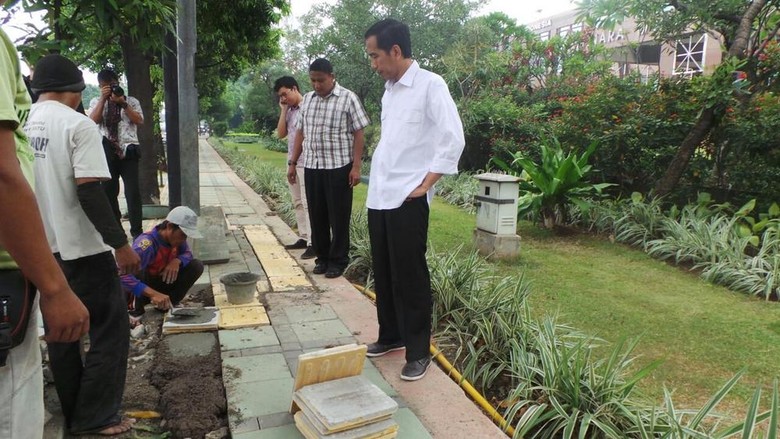 Jokowi Ingin Gedung di Jakarta Hilangkan Pagar Agar 