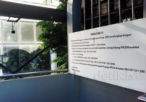 Antisipasi Kriminalitas, JPO Dipasangi CCTV
