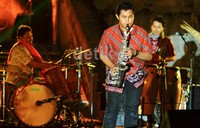 Kemlaka Sound of Archipelago dari Solo menampilkan jazz kontemporer yang memadukan musik jazz dengan musik etnik.