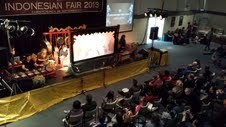Wayang dan Angklung Goyang kota Christchurch Selandia Baru