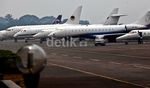 Dua Jet NasDem Parkir di Bandara Halim
