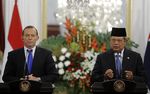 Presiden SBY Terima PM Australia Tony Abbott