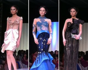 Harry Ibrahim Pamerkan Koleksi Gaun Malam Glamour