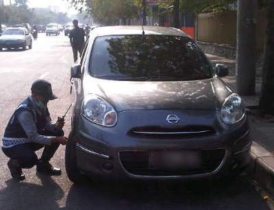 20 Mobil dan 1 Motor Digembosi Tim Gabungan Dishub