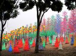 Unik, Hutan Lampu di Light Forest i-City Malaysia