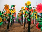 Unik, Hutan Lampu di Light Forest i-City Malaysia