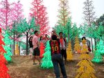 Unik, Hutan Lampu di Light Forest i-City Malaysia