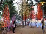 Unik, Hutan Lampu di Light Forest i-City Malaysia
