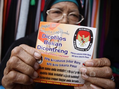 Sosialisasi Pemilu 2014 di Johar Baru