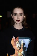Dark Lips Lily Collins