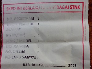 Pelat Nomor Belum Jadi, Bachtiaruddin Bosan Disetop Polisi