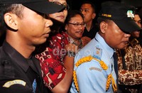 Pengamanan dilakukan untuk mengantisipasi kerusuhan pasca rapat.