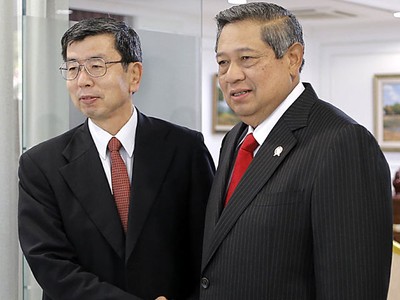 SBY Terima Presiden ADB