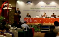 Suasana APEC Conference on Clean, Renewable and Sustainable Use of Energy.