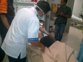  Pelajar Lempar Air Keras ke Bus 213, 13 Penumpang Luka Bakar