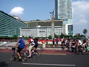 Ayo Berakhir Pekan Sehat di Car Free Day Jakarta