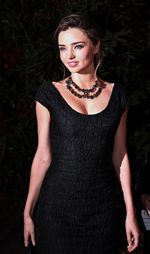 Sexy Black Miranda Kerr