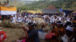 Warga Bali Upacara Tawur Agung di Dieng