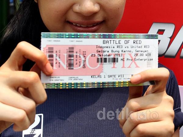 Tiket Laga The Battle of RED Diserbu
