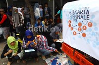Workshop ruang publik tersebut guna memperkenalkan kesenian kepada siswa jelang Jakarta Binnale 2013 November mendatang dalam waktu 5 minggu di lima wilayah Jakarta.