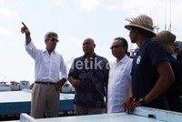 Sharif dan John Kerry banyak berbicara soal tantangan sektor perikanan di di kedua negara.