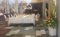 Ruangan makan para pemimpin ekonomi Asia Pasifik.