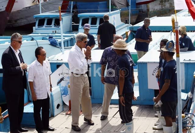 Cerita Menlu AS John Kerry Bertemu Nelayan di Bali