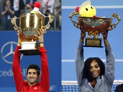 Djokovic dan Serena Juara China Terbuka