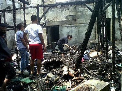 Total Ada 22 Rumah di Aspol Ketintang yang Terbakar