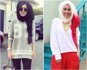 Cantik dengan Hijab ala Dina Toki-O